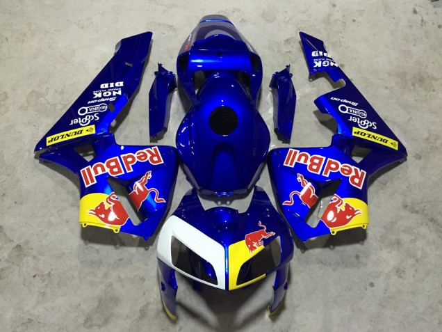Descuento Carenados Moto Honda CBR600RR 2005-2006 - Azul Rojo Bull