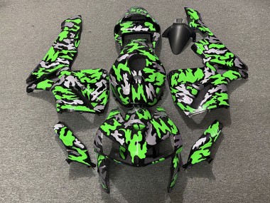 Descuento Carenados Moto Honda CBR600RR 2005-2006 - Camouflage Verde