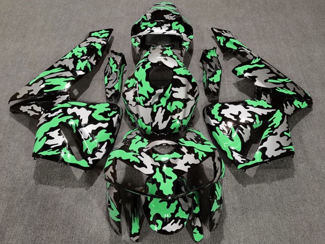 Descuento Carenados Moto Honda CBR600RR 2005-2006 - Camouflage Verde Claro