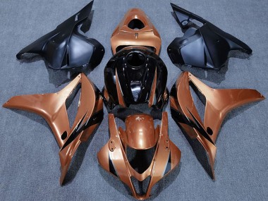 Descuento Carenados Moto Honda CBR600RR 2009-2012 - NaranjaCaramelo Negro Brillante