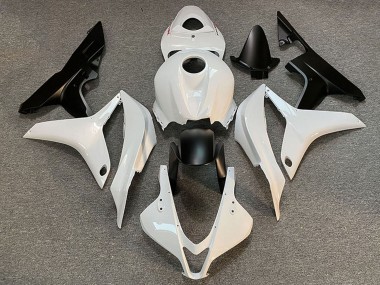 Descuento Carenado Moto Honda CBR600RR 2007-2008 - Blanco Negro Mate