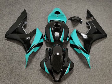 Descuento Carenados Moto Honda CBR600RR 2007-2008 - Cian Azul Negro Brillante