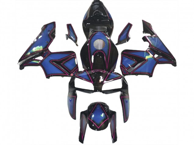 Descuento Carenados Moto Honda CBR600RR 2005-2006 - Azul Profundo Rosa OutLínea