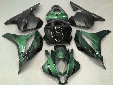 Descuento Carenado Moto Honda CBR600RR 2009-2012 - Verde Negro Brillante OEM Estilo