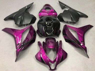 Descuento Carenados Moto Honda CBR600RR 2009-2012 - Rosa Negro Brillante OEM Estilo