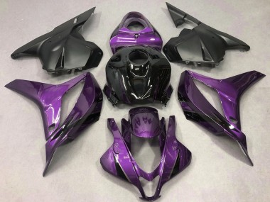 Descuento Carenados Moto Honda CBR600RR 2009-2012 - Púrpura Negro Brillante OEM Estilo