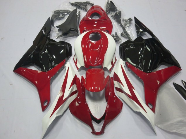 Descuento Carenados Moto Honda CBR600RR 2009-2012 - Blanco Rojo Negro Brillante OEM Estilo