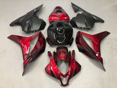Descuento Carenado Moto Honda CBR600RR 2009-2012 - Rojo Negro Brillante OEM Estilo