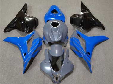 Descuento Carenados Moto Honda CBR600RR 2009-2012 - Gris Azul Negro Brillante