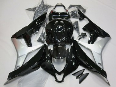 Descuento Carenados Moto Honda CBR600RR 2007-2008 - Plata Negro Brillante