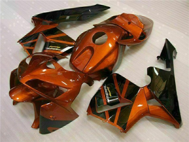 Descuento Kits Carenado Moto Honda CBR600RR 2005-2006 - Naranja Negro