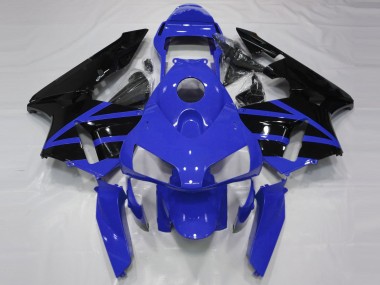 Descuento Carenados Moto Honda CBR600RR 2003-2004 - Azul Negro Brillante Raya