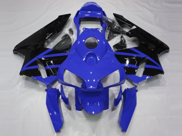 Descuento Carenados Moto Honda CBR600RR 2003-2004 - Azul Negro Brillante Raya