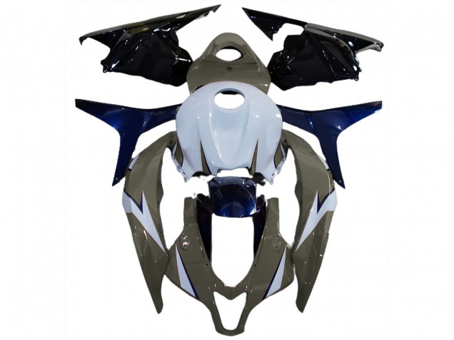 Descuento Carenados Moto Honda CBR600RR 2009-2012 - Blanco Gris Azul Negro Brillante