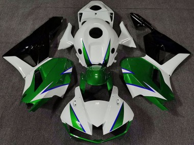 Descuento Carenados Moto Honda CBR600RR 2013-2023 - Blanco Verde Azul Negro Brillante