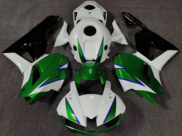 Descuento Carenados Moto Honda CBR600RR 2013-2023 - Blanco Verde Azul Negro Brillante