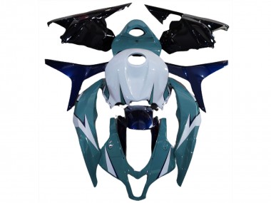 Descuento Kits Carenado Moto Honda CBR600RR 2009-2012 - Blanco Azul Negro Brillante