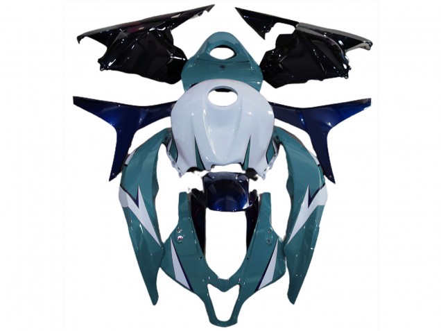 Descuento Kits Carenado Moto Honda CBR600RR 2009-2012 - Blanco Azul Negro Brillante