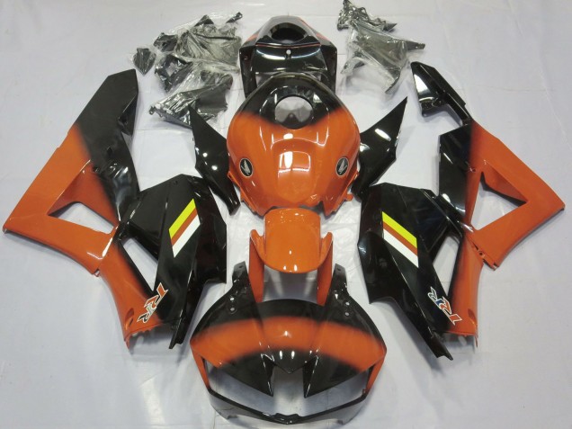 Descuento Carenados Moto Honda CBR600RR 2013-2023 - Naranja Negro Brillante Blanco Amarillo
