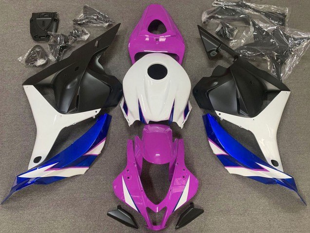Descuento Carenados Moto Honda CBR600RR 2009-2012 - Blanco Rosa Azul Negro Mate