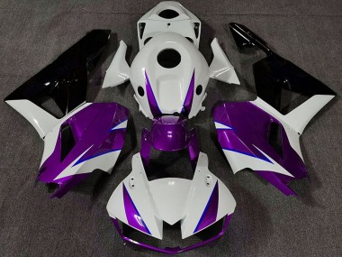 Descuento Carenados Moto Honda CBR600RR 2013-2023 - Blanco Púrpura Azul Negro Brillante