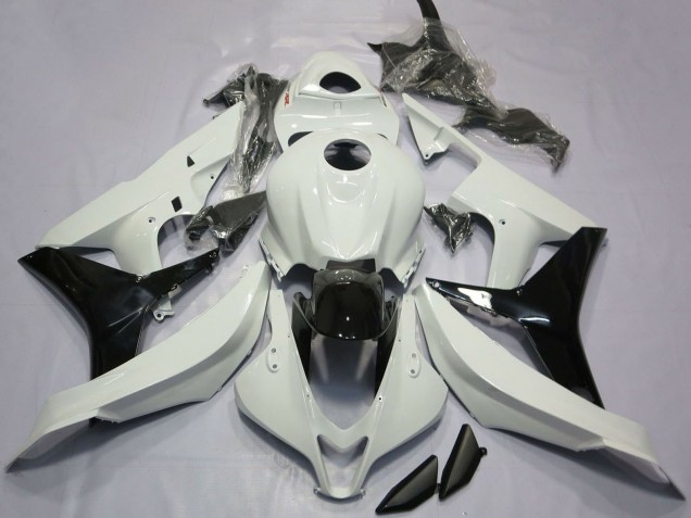 Descuento Carenados Moto Honda CBR600RR 2007-2008 - Blanco Negro Brillante