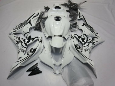 Descuento Carenados Moto Honda CBR600RR 2007-2008 - Blanco Negro
