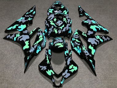 Descuento Carenados Moto Honda CBR600RR 2007-2008 - Verde Gris Camouflage