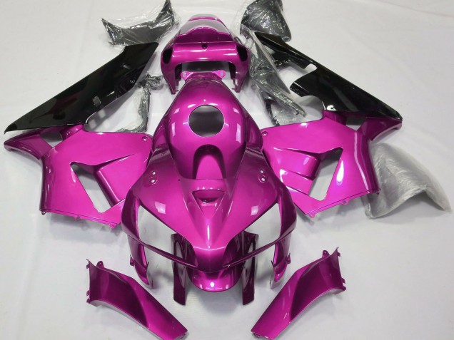 Descuento Carenados Moto Honda CBR600RR 2005-2006 - Hot Rosa Negro CBR Estilo