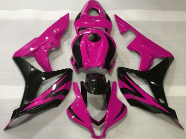 Descuento Carenado Moto Honda CBR600RR 2007-2008 - Rosa Negro Brillante OEM Estilo