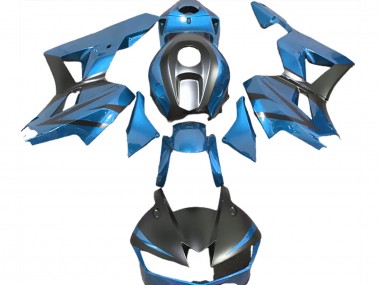 Descuento Carenados Moto Honda CBR600RR 2013-2023 - Azul Claro Negro Mate