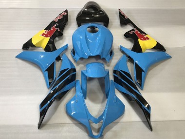 Descuento Carenados Moto Honda CBR600RR 2007-2008 - Azul Claro Amarillo Negro Brillante Rojo Bull