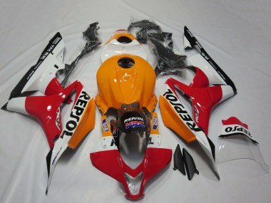 Descuento Carenados Moto Honda CBR600RR 2007-2008 - Naranja Blanco Rojo Negro Brillante Repsol