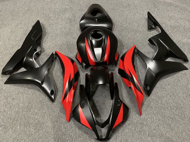 Descuento Carenados Moto Honda CBR600RR 2007-2008 - Rojo Negro Mate