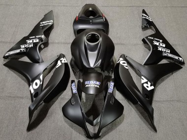 Descuento Carenados Moto Honda CBR600RR 2007-2008 - Negro Mate Blanco Repsol