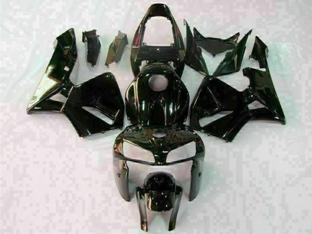 Descuento Carenados Moto Honda CBR600RR 2005-2006 - Negro Brillante Blanco
