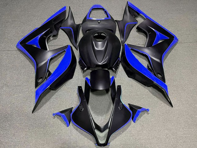 Descuento Carenados Moto Honda CBR600RR 2007-2008 - Azul Negro Mate