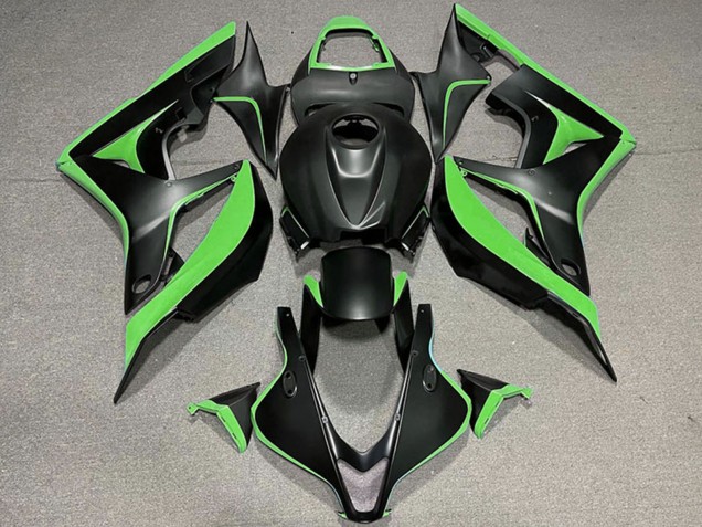 Descuento Carenado Moto Honda CBR600RR 2007-2008 - Verde Negro Mate