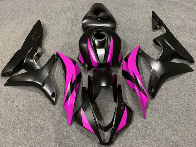 Descuento Carenado Moto Honda CBR600RR 2007-2008 - Rosa Negro Mate
