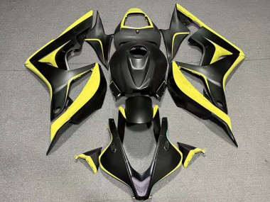 Descuento Carenados Moto Honda CBR600RR 2007-2008 - Amarillo Negro Mate