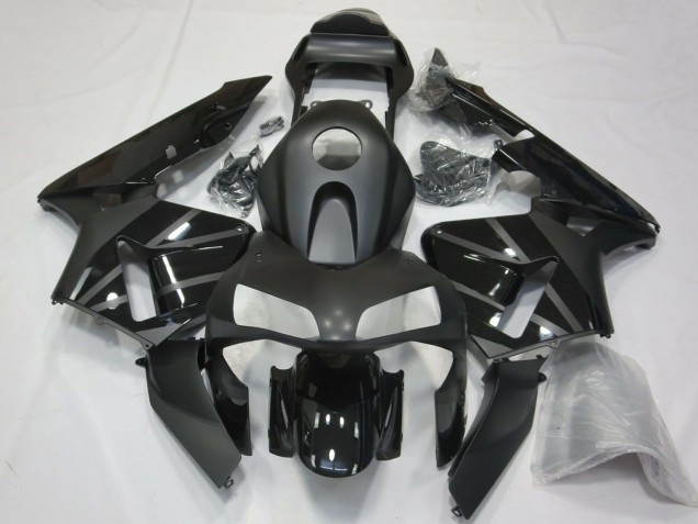 Descuento Carenados Moto Honda CBR600RR 2003-2004 - Negro Brillante Negro Mate