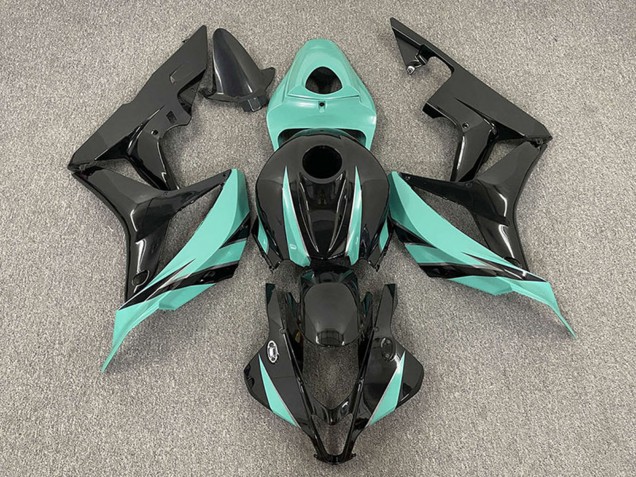 Descuento Carenados Moto Honda CBR600RR 2007-2008 - Verde Menta Negro Brillante