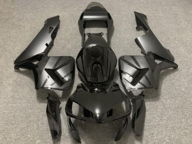 Descuento Carenados Moto Honda CBR600RR 2003-2004 - Negro Brillante Gris Mate OEM Estilo