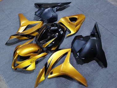 Descuento Carenados Moto Honda CBR600RR 2009-2012 - Oro Negro Brillante Negro Mate OEM Estilo