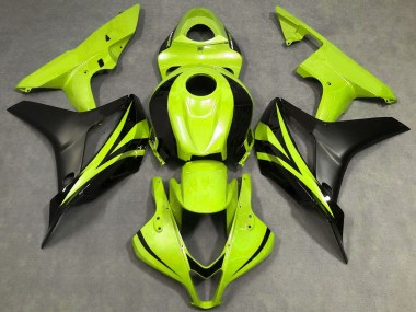 Descuento Carenados Moto Honda CBR600RR 2007-2008 - Neon Amarillo Negro Mate OEM Estilo