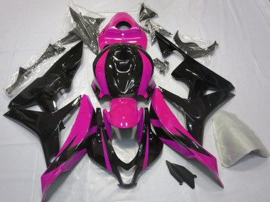 Descuento Carenados Moto Honda CBR600RR 2007-2008 - Rosa Negro Brillante OEM Estilo