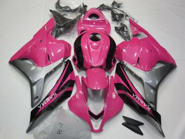 Descuento Carenados Moto Honda CBR600RR 2009-2012 - Plata Rosa Negro Brillante OEM Estilo