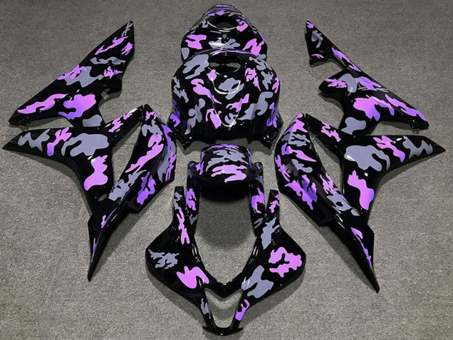 Descuento Carenados Moto Honda CBR600RR 2007-2008 - Púrpura Gris Camouflage