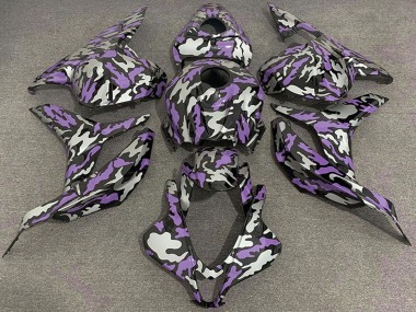 Descuento Carenados Moto Honda CBR600RR 2009-2012 - Púrpura Plata Camouflage