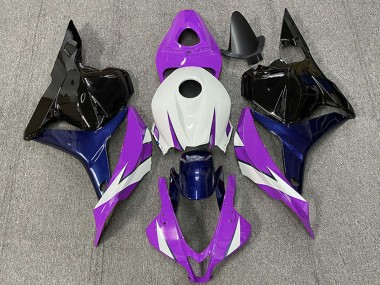 Descuento Carenados Moto Honda CBR600RR 2009-2012 - Blanco Púrpura Azul Negro Brillante